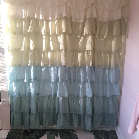 Anthropologie Bath Flamenco Shower Curtain Lookalike Poshmark
